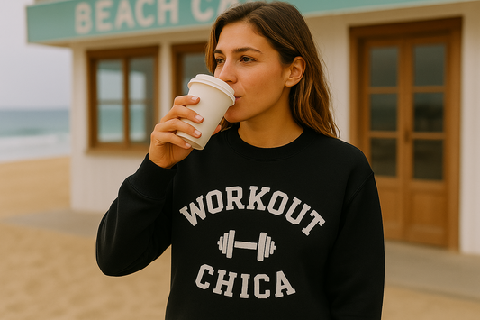 The "WORKOUT CHICA" sweater