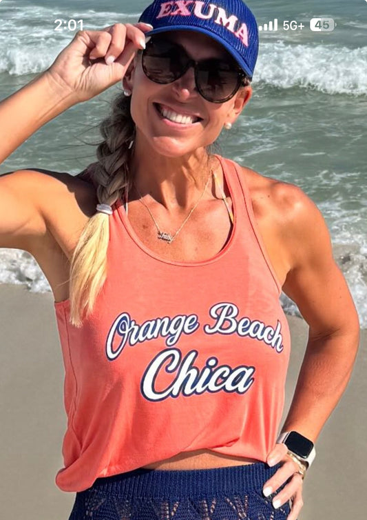 Orange Beach Chica Tank Top