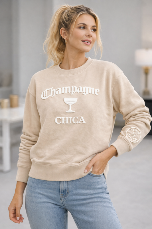 The "CHAMPAGNE CHICA" Sweatshirt