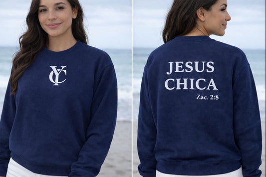 The "JESUS CHICA" sweatshirt