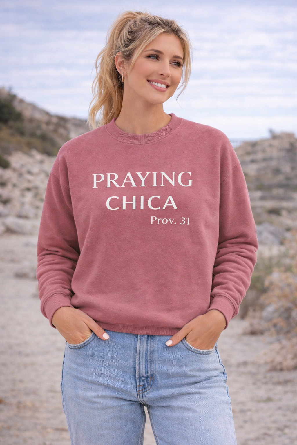 The "Praying  CHICA" sweatshirt