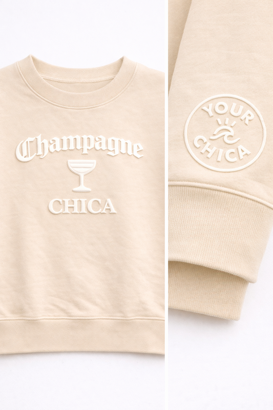 The "CHAMPAGNE CHICA" Sweatshirt